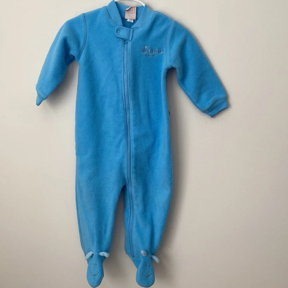 Osh Kosh Baby pajamas. Light Blue 12 mo.